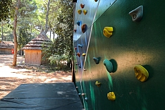 Holiday village with a sandy beach