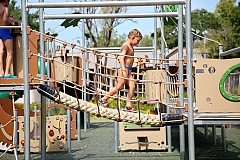 Holiday village with a sandy beach