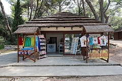 Holiday village with a sandy beach