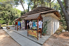 Holiday village with a sandy beach